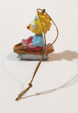 Twentieth Century Fox The Simpsons Maggie Simpson on Sled 1 3/4" PVC Hanging Christmas Tree Ornament