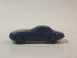 Unknown Brand Coupe Sports Car #4 Dark Blue Die Cast Toy Car Vehicle