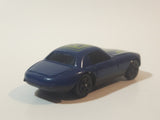 Unknown Brand Coupe Sports Car #4 Dark Blue Die Cast Toy Car Vehicle