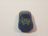 Unknown Brand Coupe Sports Car #4 Dark Blue Die Cast Toy Car Vehicle