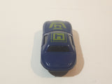 Unknown Brand Coupe Sports Car #4 Dark Blue Die Cast Toy Car Vehicle