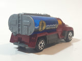 2002 Matchbox Rescue Rookies H2O Patrol Tanker Truck Dark Red and Blue Die Cast Toy Car Firefighting Vehicle
