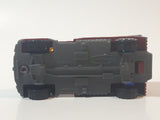 2002 Matchbox Rescue Rookies H2O Patrol Tanker Truck Dark Red and Blue Die Cast Toy Car Firefighting Vehicle