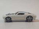2007 Hot Wheels '70 Pontiac Firebird White Die Cast Toy Muscle Car Vehicle