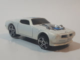 2007 Hot Wheels '70 Pontiac Firebird White Die Cast Toy Muscle Car Vehicle
