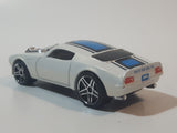2007 Hot Wheels '70 Pontiac Firebird White Die Cast Toy Muscle Car Vehicle