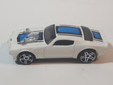 2007 Hot Wheels '70 Pontiac Firebird White Die Cast Toy Muscle Car Vehicle
