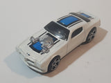 2007 Hot Wheels '70 Pontiac Firebird White Die Cast Toy Muscle Car Vehicle