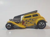 2007 Hot Wheels Straight Pipes Yellow Die Cast Toy Car Vehicle