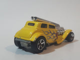 2007 Hot Wheels Straight Pipes Yellow Die Cast Toy Car Vehicle