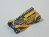 2007 Hot Wheels Straight Pipes Yellow Die Cast Toy Car Vehicle