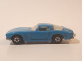 Vintage 1971 Lesney Matchbox Series No. 14 Iso Grifo Light Blue Die Cast Toy Car Vehicle with Opening Doors