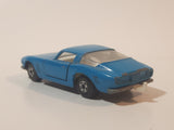 Vintage 1971 Lesney Matchbox Series No. 14 Iso Grifo Light Blue Die Cast Toy Car Vehicle with Opening Doors