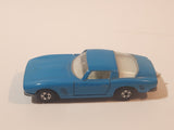 Vintage 1971 Lesney Matchbox Series No. 14 Iso Grifo Light Blue Die Cast Toy Car Vehicle with Opening Doors