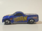 2002 Maisto Marvel Comics The Amazing Spider-Man 2000 Chevrolet SSR Truck Blue Die Cast Toy Car Vehicle