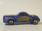 2002 Maisto Marvel Comics The Amazing Spider-Man 2000 Chevrolet SSR Truck Blue Die Cast Toy Car Vehicle