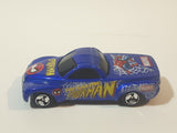 2002 Maisto Marvel Comics The Amazing Spider-Man 2000 Chevrolet SSR Truck Blue Die Cast Toy Car Vehicle
