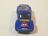 2002 Maisto Marvel Comics The Amazing Spider-Man 2000 Chevrolet SSR Truck Blue Die Cast Toy Car Vehicle