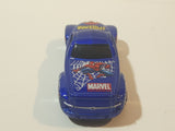 2002 Maisto Marvel Comics The Amazing Spider-Man 2000 Chevrolet SSR Truck Blue Die Cast Toy Car Vehicle