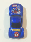 2002 Maisto Marvel Comics The Amazing Spider-Man 2000 Chevrolet SSR Truck Blue Die Cast Toy Car Vehicle