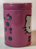 1976, 2011 Sanrio Hello Kitty Pink 6" Tall Tin Metal Coin Bank