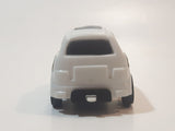 Kurt Chariots #6 Power Racing White Pull Back Plastic Toy Car Vehicle