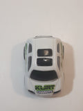Kurt Chariots #6 Power Racing White Pull Back Plastic Toy Car Vehicle