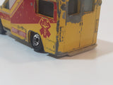 1998 Matchbox To The Rescue 1996 Ford Ambulance Yellow Die Cast Toy Car Vehicle