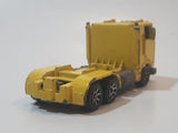 1996 Hot Wheels Ramp Truck Semi Tractor Yellow Die Cast Toy Car Vehicle