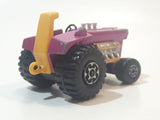 Vintage 1972 Lesney Products Matchbox No. 29 Mod Tractor Magenta Pink Die Cast Toy Car Farming Equipment Machinery Vehicle