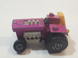 Vintage 1972 Lesney Products Matchbox No. 29 Mod Tractor Magenta Pink Die Cast Toy Car Farming Equipment Machinery Vehicle