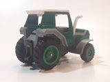 Vintage High Speed No. 6058P Farm Tractor Green Pull Back Die Cast Toy Car Vehicle