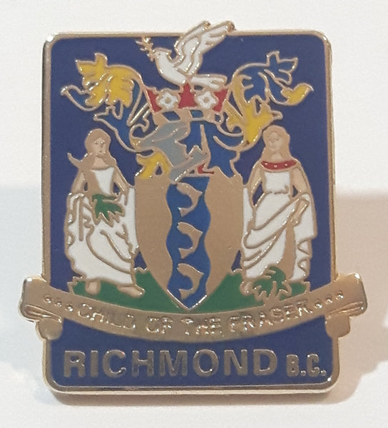 Richmond B.C. Child of the Fraser Enamel Metal Pin