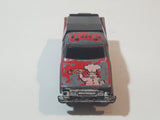Summer Motor Force Pizza Chef Red Truck with Black Canopy Die Cast Toy Car Vehicle