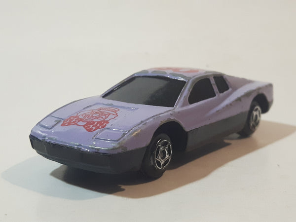 Unknown Brand #26 Clown Light Purple Die Cast Toy Car Vehicle