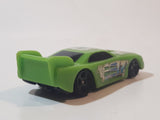 2004 M.M.T.L. Fast Lane Sports Car #17 Green Plastic Body Die Cast Toy Car Vehicle