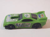 2004 M.M.T.L. Fast Lane Sports Car #17 Green Plastic Body Die Cast Toy Car Vehicle