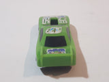 2004 M.M.T.L. Fast Lane Sports Car #17 Green Plastic Body Die Cast Toy Car Vehicle