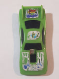 2004 M.M.T.L. Fast Lane Sports Car #17 Green Plastic Body Die Cast Toy Car Vehicle