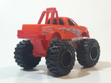 Greenbrier 4x4 Express Wheels Monster Truck Orange and Red Plastic Die Cast Toy Car Vehicle