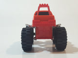 Greenbrier 4x4 Express Wheels Monster Truck Orange and Red Plastic Die Cast Toy Car Vehicle
