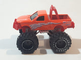 Greenbrier 4x4 Express Wheels Monster Truck Orange and Red Plastic Die Cast Toy Car Vehicle