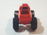 Greenbrier 4x4 Express Wheels Monster Truck Orange and Red Plastic Die Cast Toy Car Vehicle