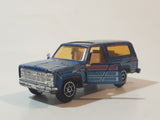 Vintage 1980s Yatming No. 1064 Laser Blazer Blue Die Cast Toy Car Vehicle with Opening Doors