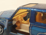Vintage 1980s Yatming No. 1064 Laser Blazer Blue Die Cast Toy Car Vehicle with Opening Doors