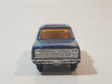 Vintage 1980s Yatming No. 1064 Laser Blazer Blue Die Cast Toy Car Vehicle with Opening Doors