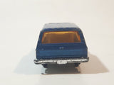 Vintage 1980s Yatming No. 1064 Laser Blazer Blue Die Cast Toy Car Vehicle with Opening Doors