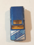 Vintage 1980s Yatming No. 1064 Laser Blazer Blue Die Cast Toy Car Vehicle with Opening Doors