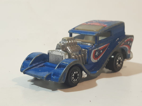 Vintage 1981 Kenner Fast 111's Street Boss Blue Die Cast Toy Car Vehicle Made in Hong Kong