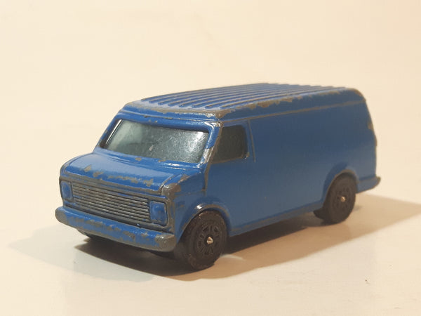 Vintage 1979 Corgi Juniors U.S. Van Fire Blue Die Cast Toy Car Vehicle Made in Gt. Britain